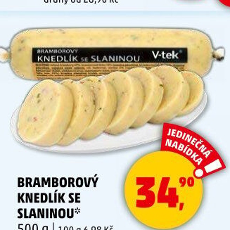 Knedlík bramborový V-tek