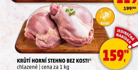 Krůtí stehno bez kosti