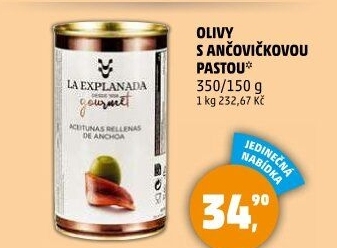 Olivy plněné La Explanada