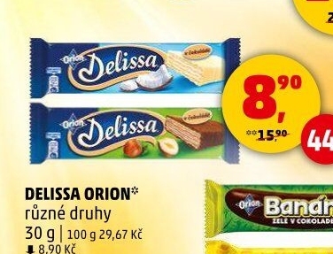 Oplatky celomáčené Delissa Orion