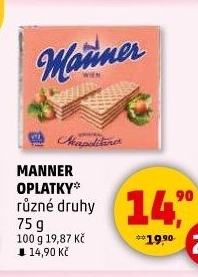 Oplatky Manner