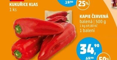 Paprika červená kapie