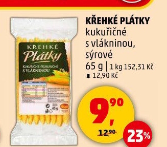 Plátky křehké