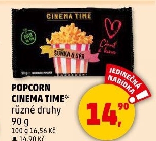 Popcorn do mikrovlnky Cinema Time