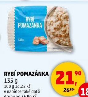 Rybí pomazánka Karlova Koruna