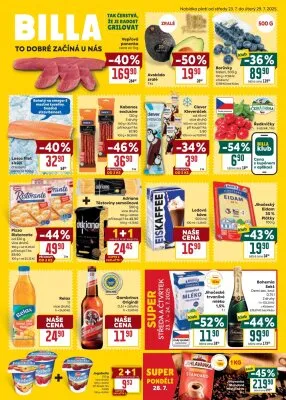 akční leták BILLA 23.7.2025-29.7.2025