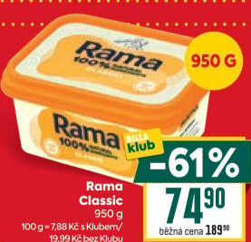 Margarín Classic Rama