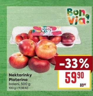 Nektarinky Platerino Billa Bonvia