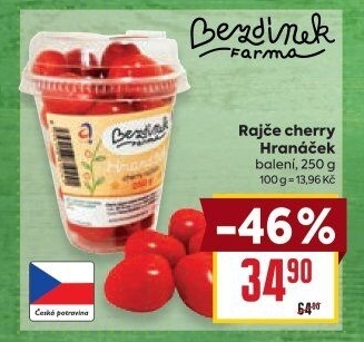 Rajčata cherry Farma Bezdínek