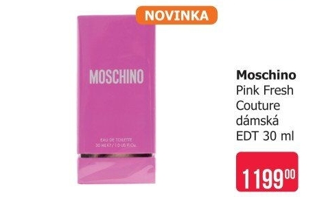 Toaletní voda dámská Pink Fresch Couture Moschino
