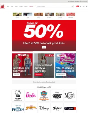 akční leták Kik textil 23.7.2025-29.7.2025