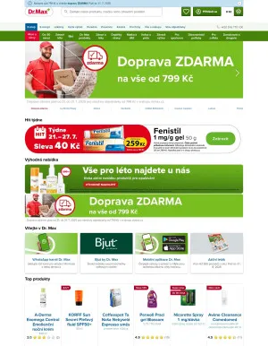 akční leták Dr. Max 23.7.2025-29.7.2025