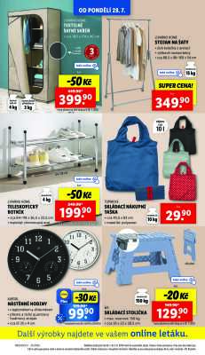 akční leták Lidl 28.7.2025-30.7.2025