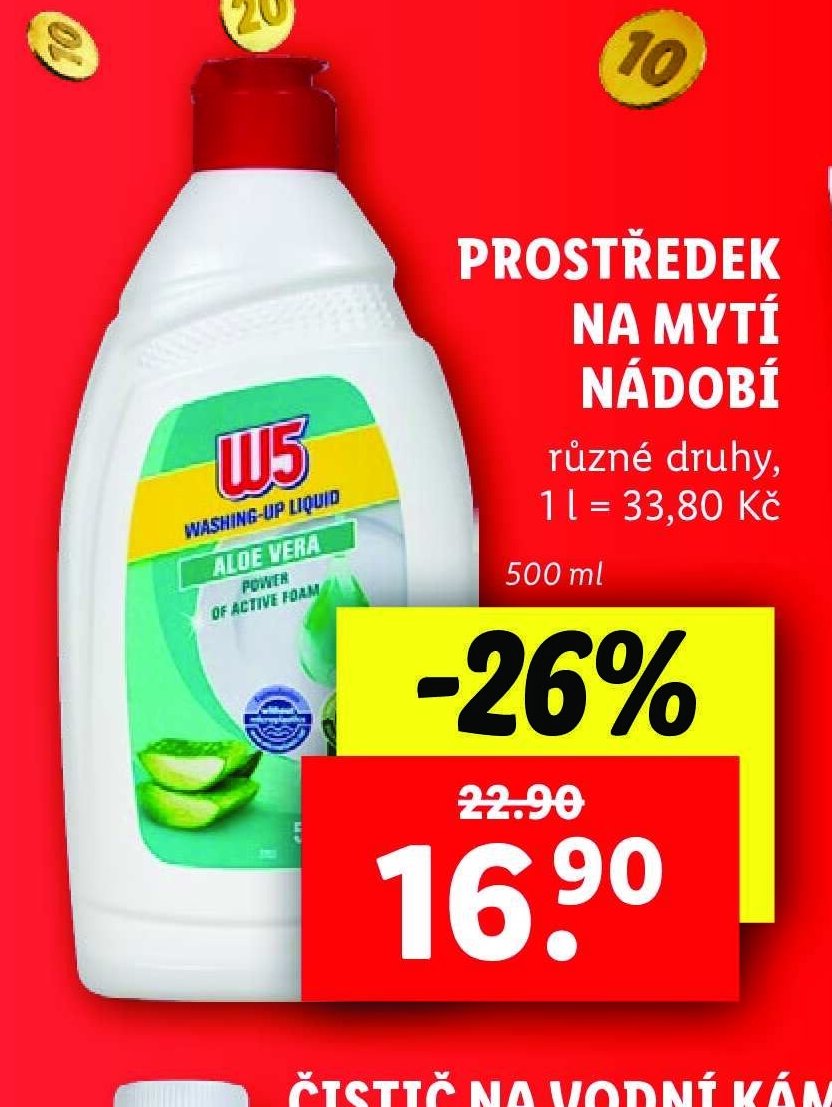 W5 PROSTŘEDEK NA MYTÍ NÁDOBÍ