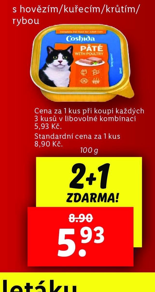 COSHIDA PATÉ PRO KOČKY