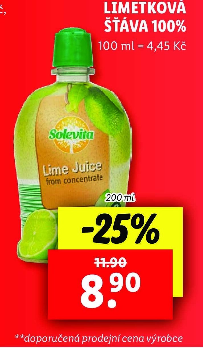 Solevita Lime Juice
