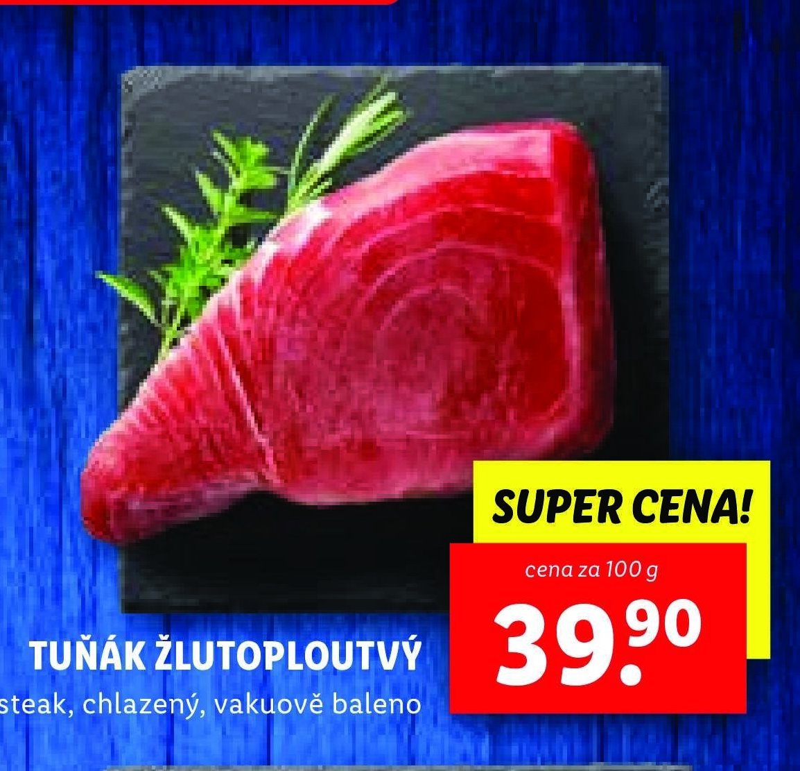 Tuňák žlutoploutvý steak