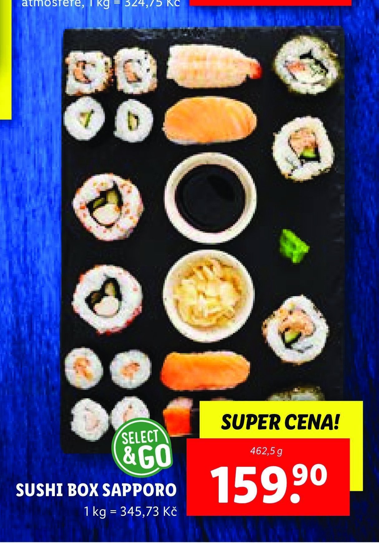 Select & Go Sushi Box Sapporo, 462,5 g