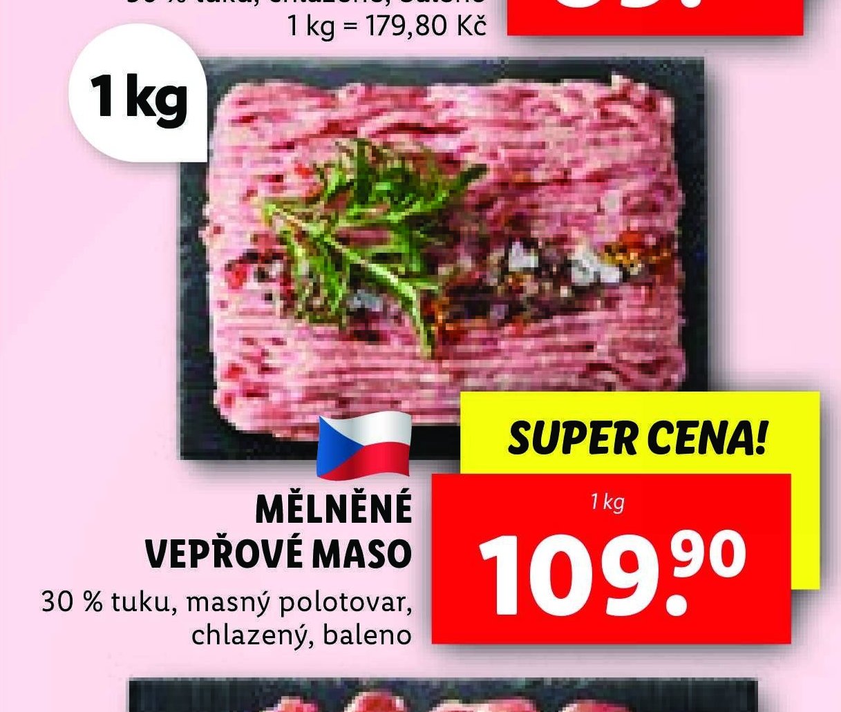 Mělněné vepřové maso