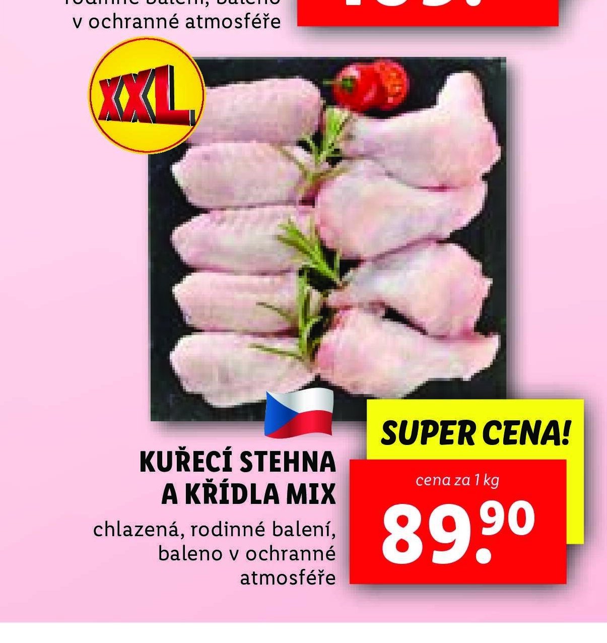 Kuřecí stehna a křídla mix