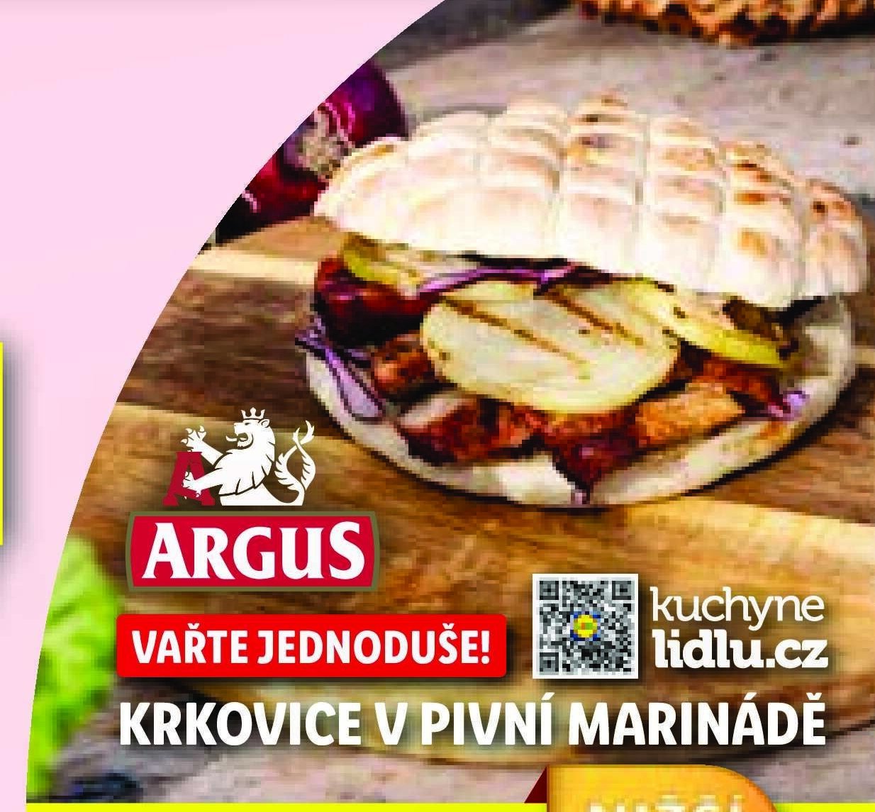 Argus krkovice v pivní marinádě