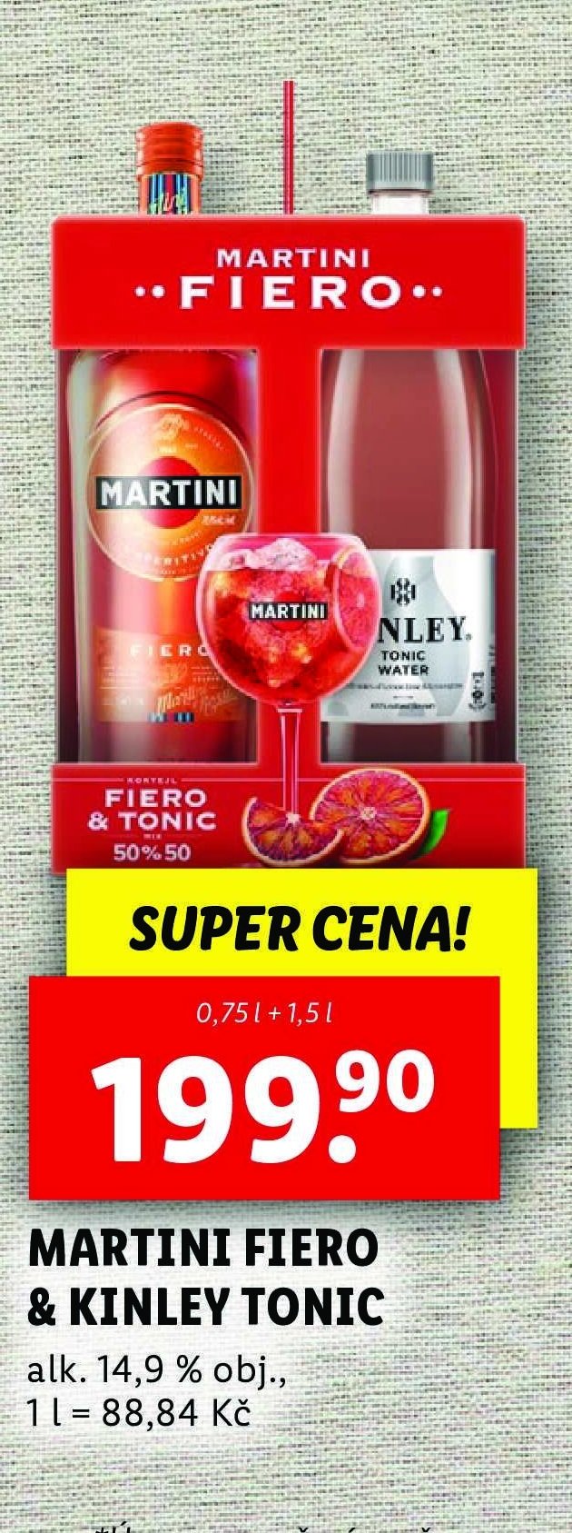 MARTINI FIERO & KINLEY TONIC