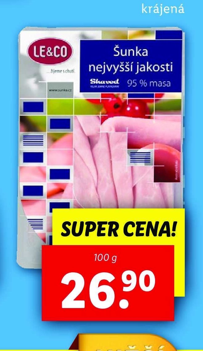 LE&CO Šunka nejvyšší jakosti