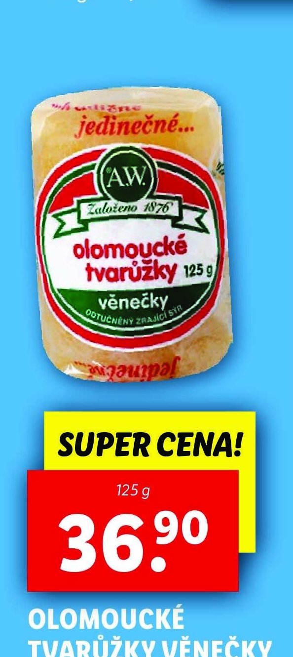 Olomoucké tvarůžky věnečky