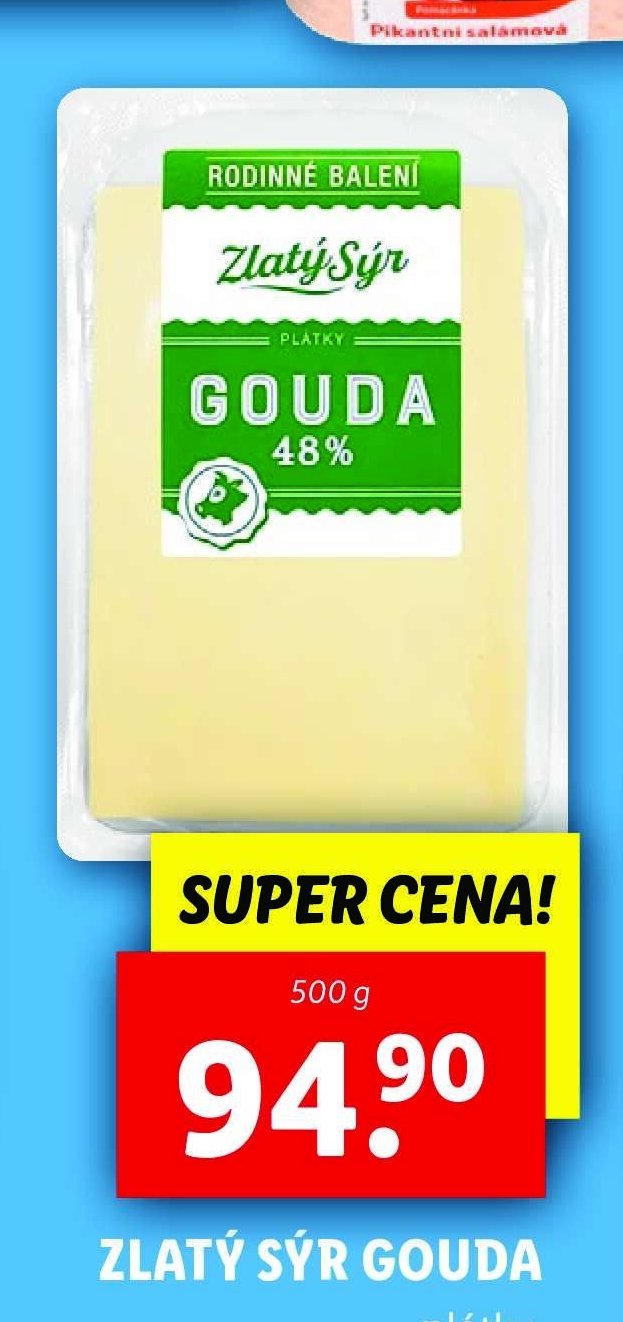 Zlatý sýr Gouda