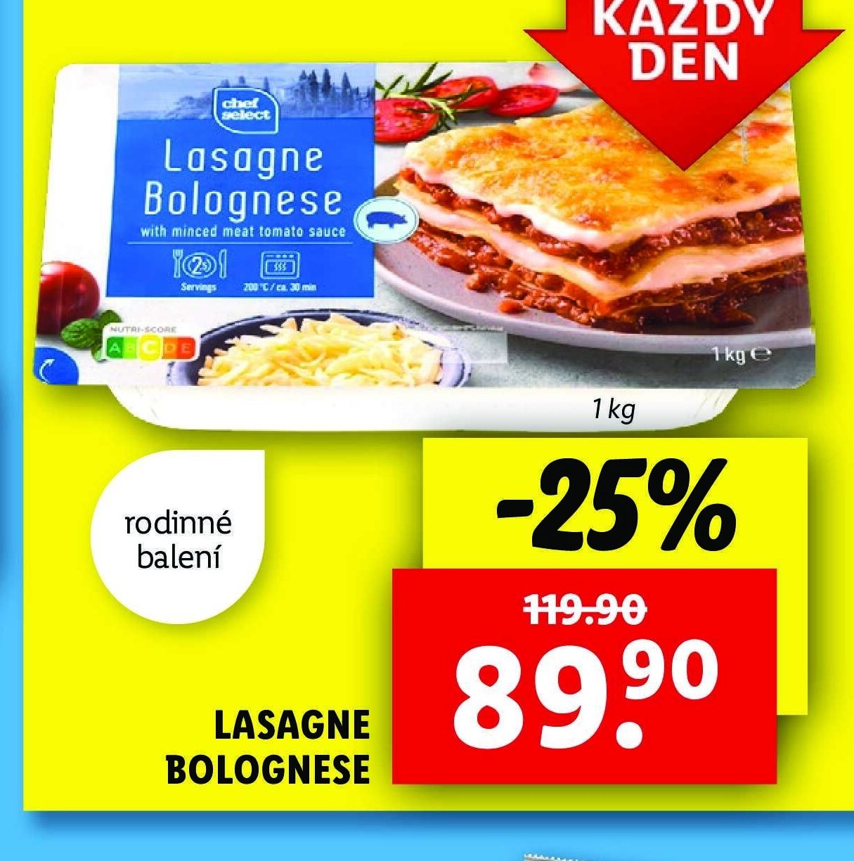 Chef Select Lasagne Bolognese