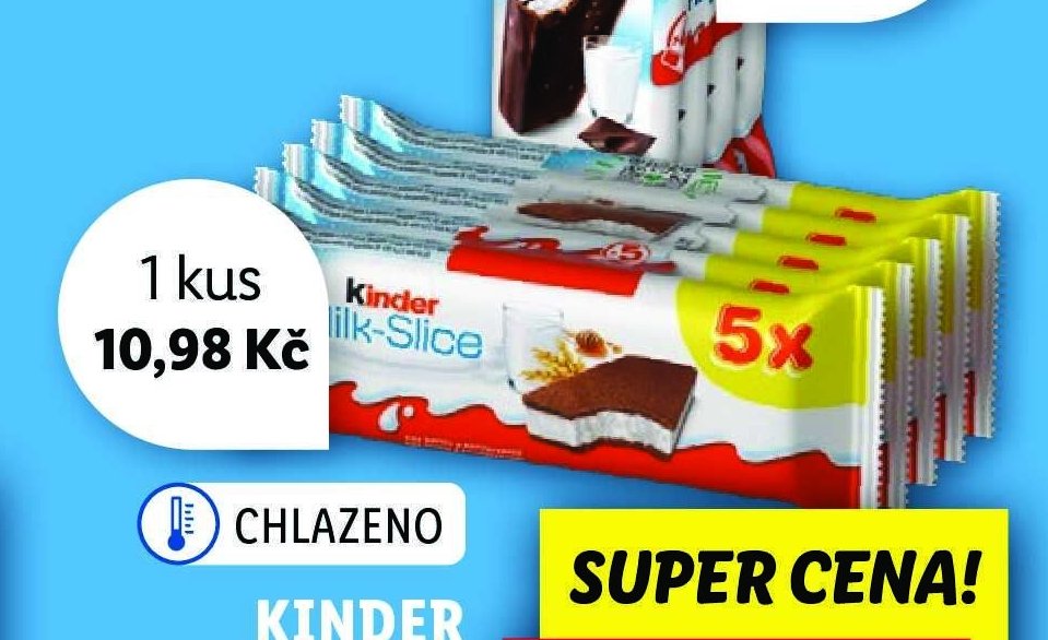 Kinder Mléčný řez