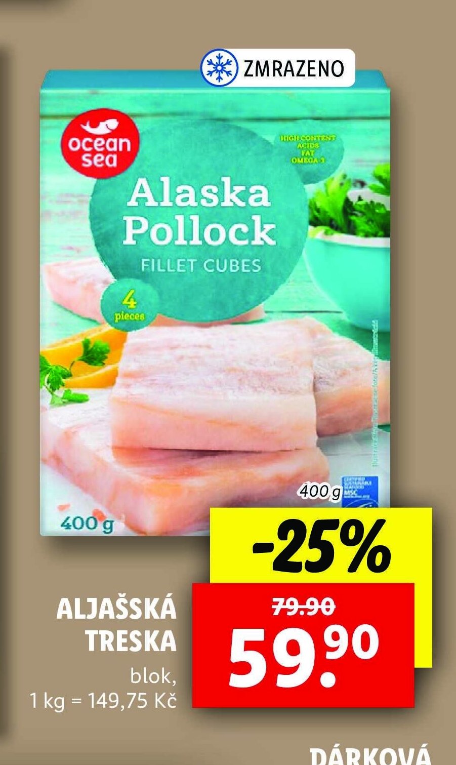 Aljašská treska blok - Lidl akcniletaky.com