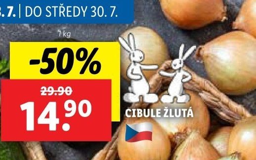 Cibule žlutá