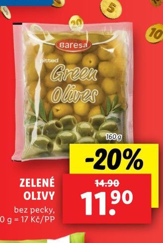 Zelené olivy