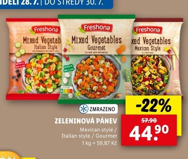 Freshona zeleninová pánev - Lidl akcniletaky.com