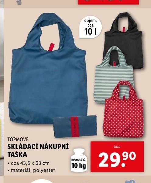 TOPMOVE SKLÁDACÍ NÁKUPNÍ TAŠKA