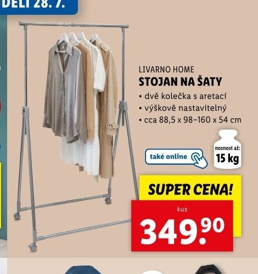 LIVARNO HOME STOJAN NA ŠATY
