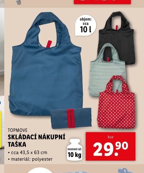 TOPMOVE SKLÁDACÍ NÁKUPNÍ TAŠKA