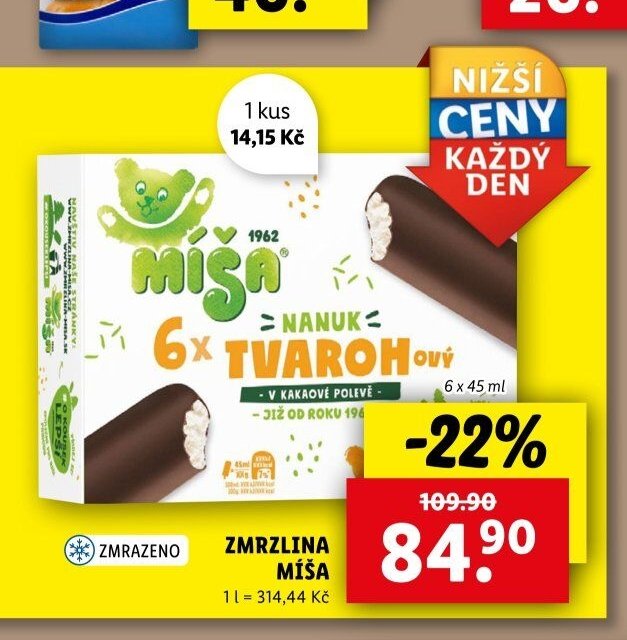 Nanuk Míša tvarohový