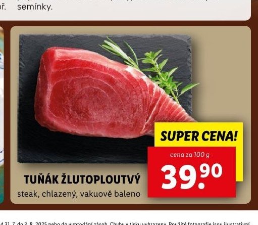 TUŇÁK ŽLUTOPLOUTVÝ
