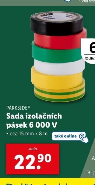 PARKSIDE Sada izolačních pásek 6 000 V