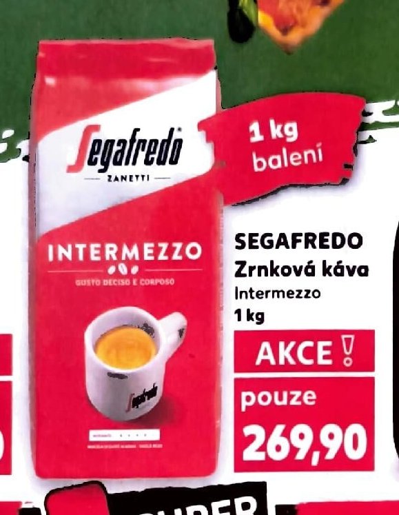 Segafredo Zrnková káva Intermezzo 1 kg
