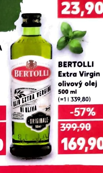 Bertolli Extra Virgin olivový olej