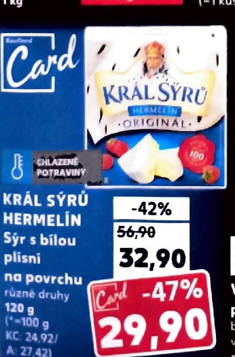 Král sýrů Hermelín