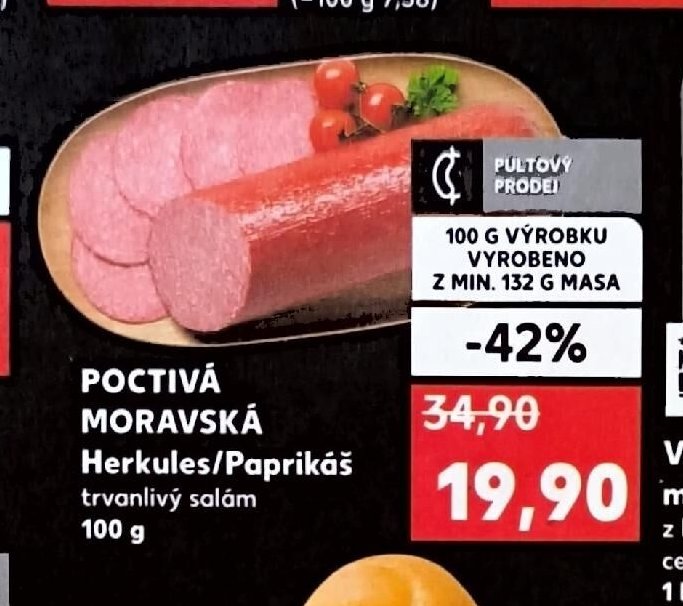 POCTIVÁ MORAVSKÁ Herkules/Paprikáš