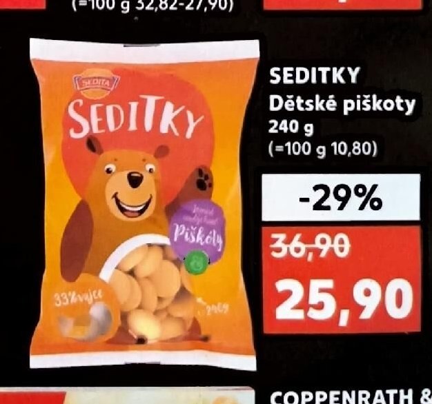 SEDITKY Dětské piškoty