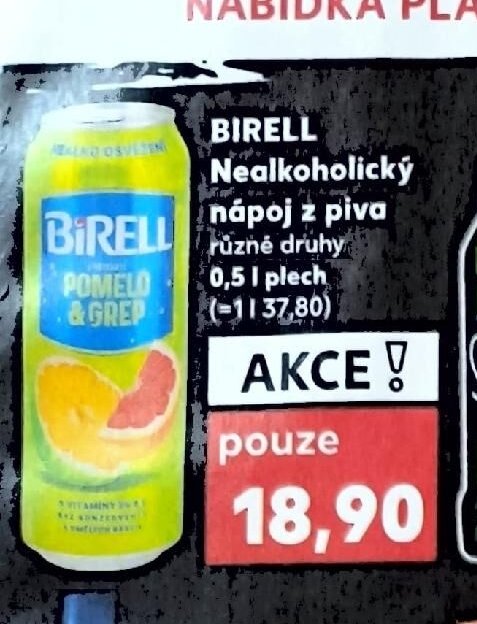 Birell Nealkoholický nápoj z piva