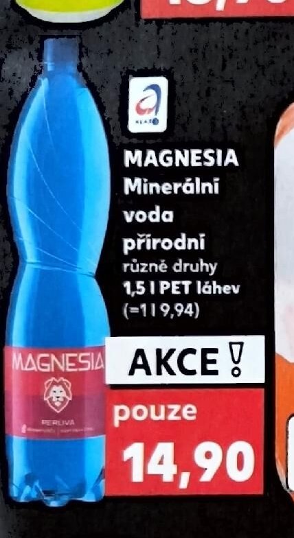 Magnesia Minerální voda