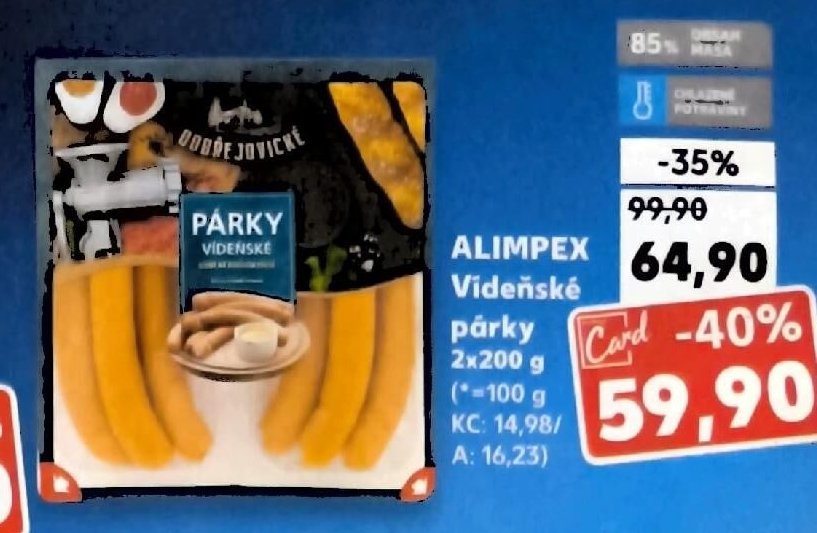 ALIMPEX Vídeňské párky