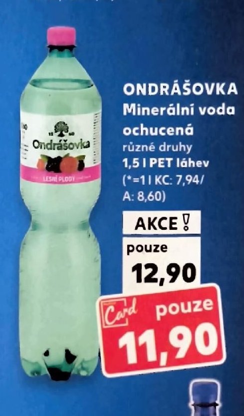 Ondrášovka Minerální voda ochucená